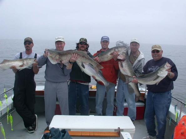 L-R John Arquelles, Mike Handshew, Tim Brammitt, David Whaley, Andy & Jay Bock