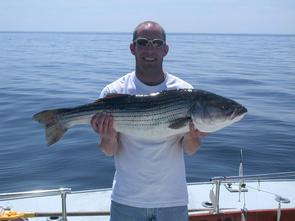 Ryan could not quite beat big brother Jeff with this 37 incher