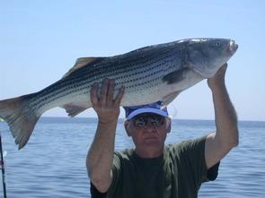 Jessee hoists this 36 inch Bubba over his head