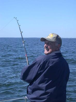 Tex has a "tiger by the mouth" on this rod!