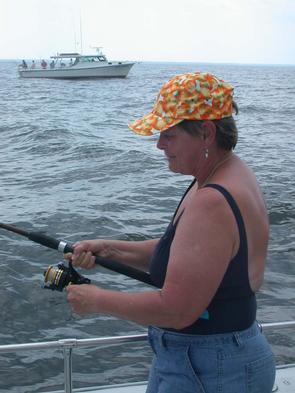 Ede ties into a great rockfish
