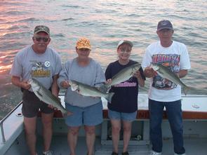 L-R Jim & Ede Ross, John & Nancy Moyer at the close of the trip 