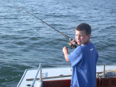 Scott was quite the fisherman on his first Chesapeake Bay trip.