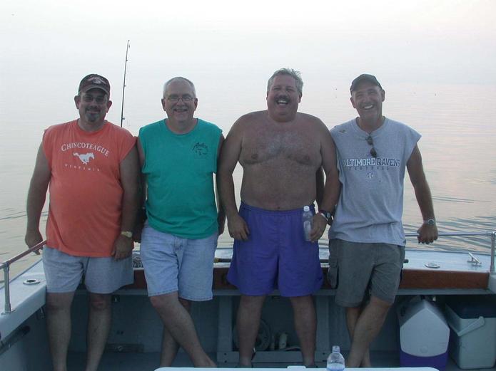 L-R Lou Nagle, Bill Mallory, Steve Aucker, Bud Colyer