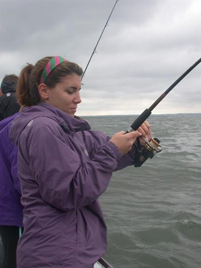 Nikki hooks up on her first lifetime fishing expedition!