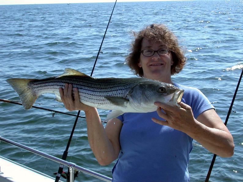 Stephanie and her 26 inch trophy!