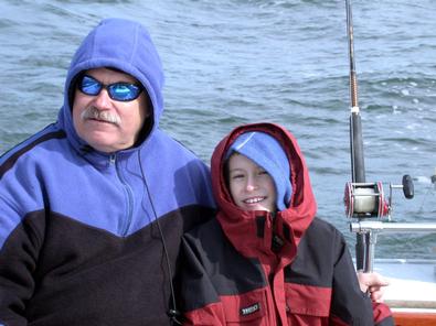 "Pappy" Carl and Josh waiting!