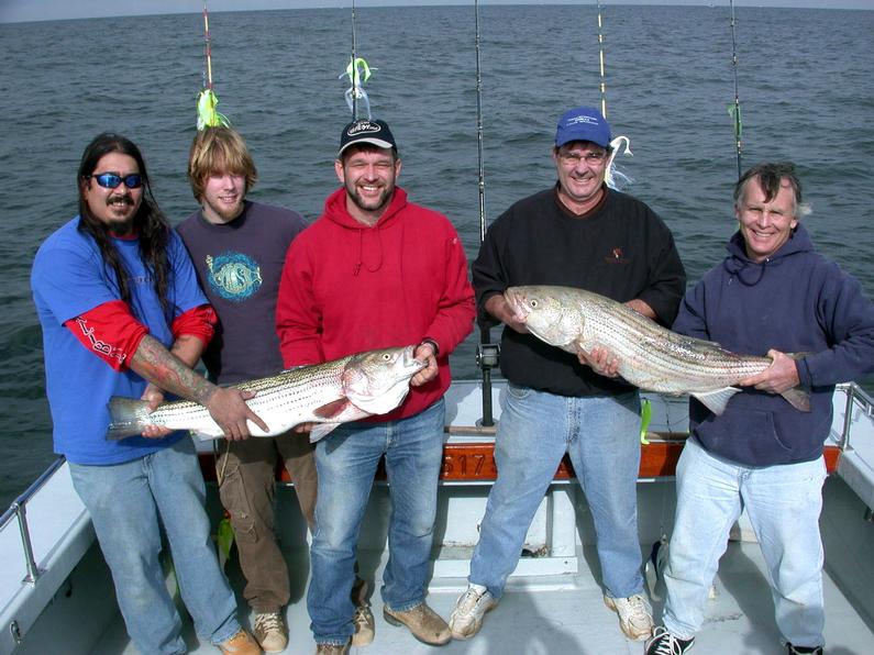 Tri-county Construction gets a break from work to fish the Bay!