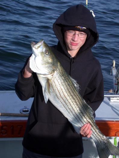 Sean had perfect form as he cranked in this nice 32 incher