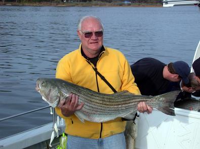 One of many stripers that Buzz has caught over the years