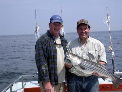 Capt Gary with Dave's first Chesapeake Bay Charter!