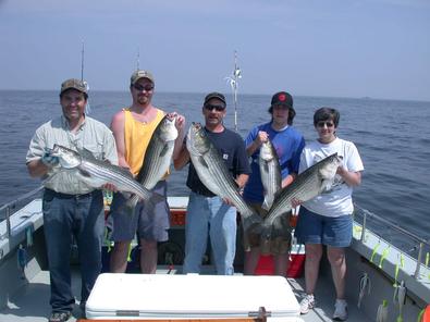 L-R Dave and David DeRosa, Doug Steberger, Glenn Frederick, Dylan and Darnell Steberger