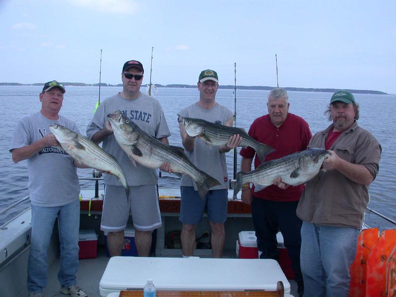 L-R Bill Lattjoc, Bob Sellers, Jr, Ron and Bob Sellers. Sr, "Hoss" David Keagy