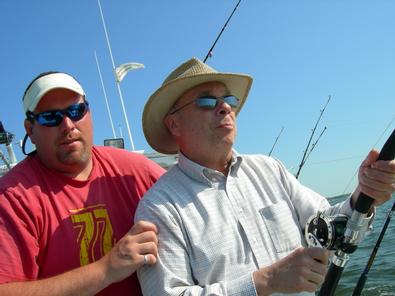 Mate Warren Keister assists Richard with this 39 inch throwback!