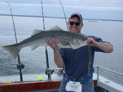 Greg shows off this beauty, his biggest lifetime fish