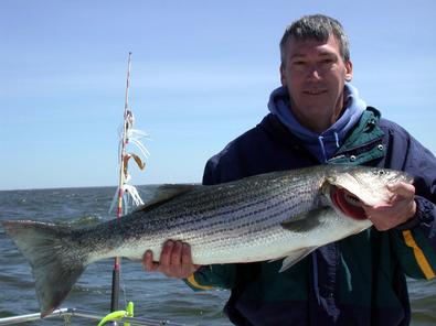 Tim was quite pleased with his fine trophy