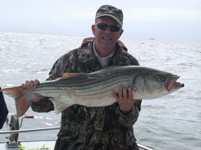 Steve shows off this 42 incher, the big fish of the day!