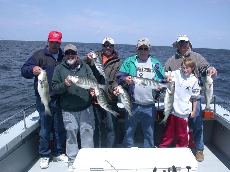 L-R Rick Harber, Jon & Matt Swan, Bob 