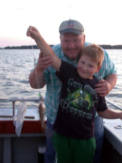 Jeff and Bubba teamed together to land this croaker!