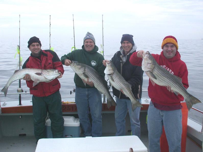 L-R David Arnstein, Narvin "Coach" Stevens, Andy Taylor,  Tom Flynn