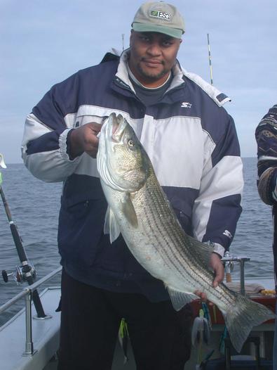 Tracey powered in his fine catch
