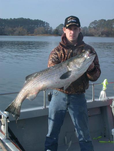 Corey's enthusiasm is tough to beat, of course this 44 inch rock helps!