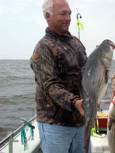 Larry and one of his trophies