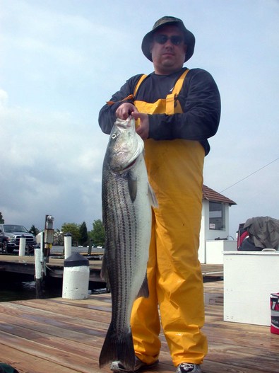 Greg made short work of getting is monster into the boat!
