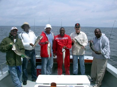 Larry and his top notch fishing crew
