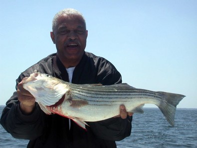 George and the big fish of the day