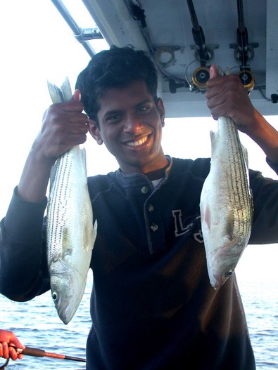 Amesh and his first lifetime fish!
